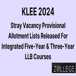 KLEE 2024 Stray Vacancy Provisional Allotment Lists Released For Integrated five Year And Three Year LLB Courses